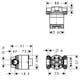 Inbyggnadsdel Axor Starck Duschtermostat