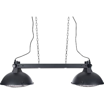 Infravärmare SunRed Indus II IND-3000H Terrassvärmare Svart Hängande 2100 W