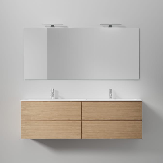 Tvättställsskåp INR Core Grip med 4 Lådor