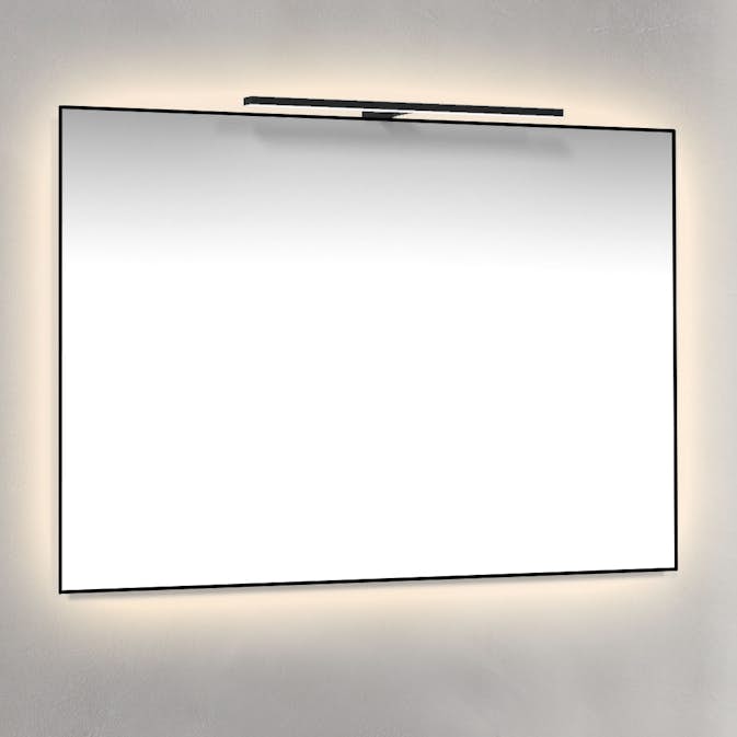 Spegel Macro Design Crown Ambilight T-belysning Med Ram
