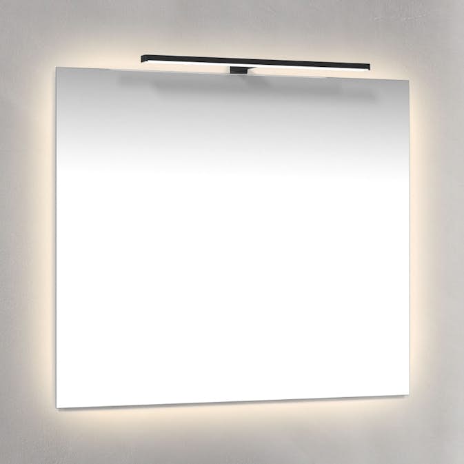 Spegel Macro Design Ambilight med Svart T-belysning