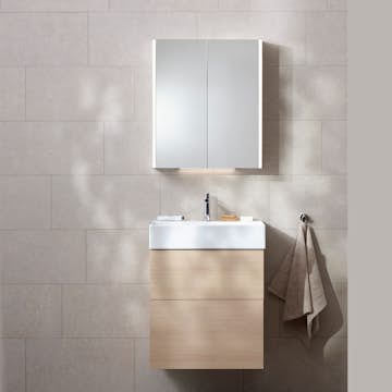 Möbelpaket Miller Badrum New York med Bloc Tvättställ och Spegelskåp