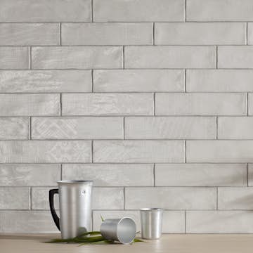 Kakel Tenfors Peronda Argila Pasadena Vit 7,5x30 cm