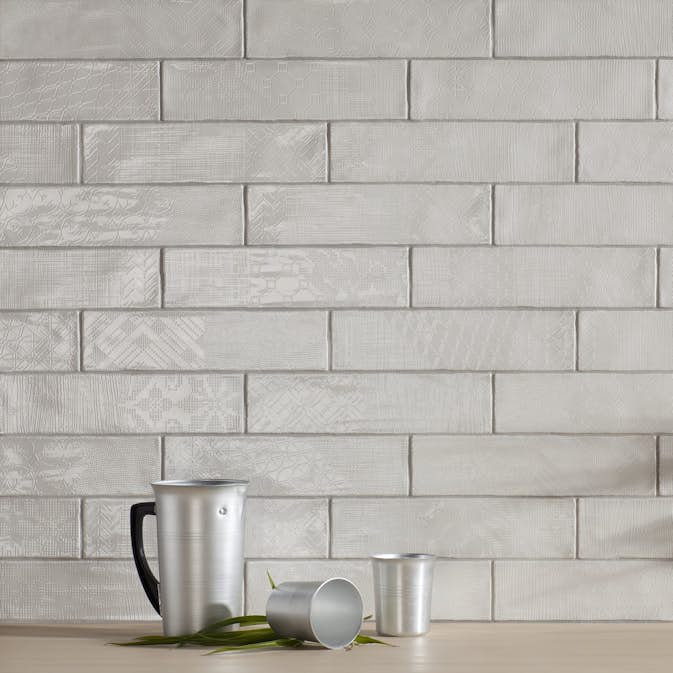 Kakel Tenfors Peronda Argila Pasadena Vit 7,5x30 cm