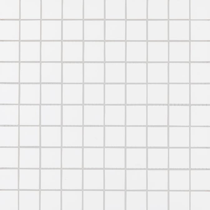 Mosaik Line Vit/Ret Blank 3x3 cm