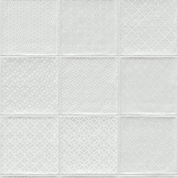 Kakel Tenfors Bugis Vit 20x20 cm