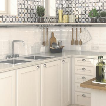 Kakel Tenfors Etnia Blanco 10x20 cm