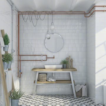 Kakel Tenfors Etnia Blanco 20x20 cm