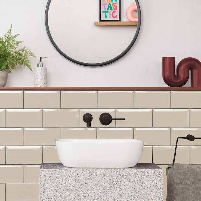 Kakel Tenfors Mugat Vainilla 10x20