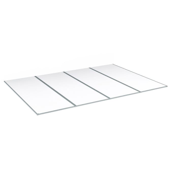 Kanalplast 55 mm Halle Isolux Opal Komplett Tak