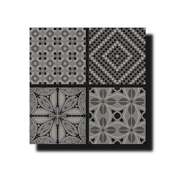 Klinker Lhådös Believe 20x20 cm Tassel Grafito