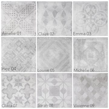 Klinker Lhådös Boom White Mix  cm