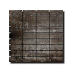 Klinkermosaik Lhådös Corten Svart 3x7 cm