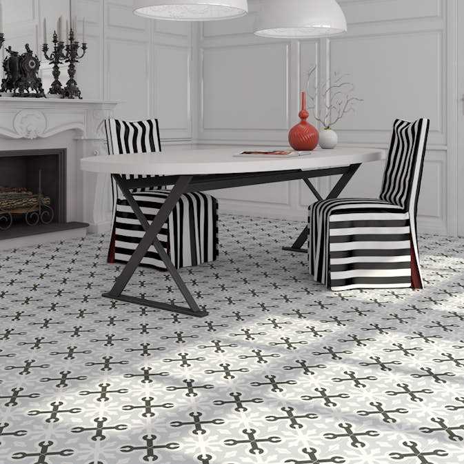 Klinker Tenfors Llagostera Gris 20x20 cm