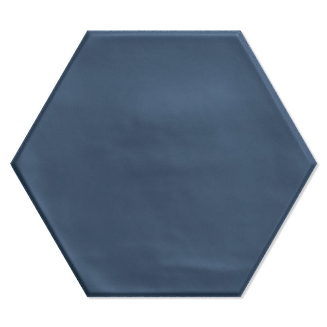 Klinker Hill Ceramic Hexagon Trinidad Blå Matt 15x17 cm
