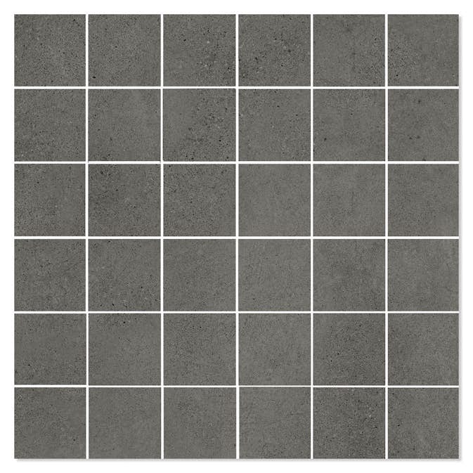 Mosaik Klinker Hill Ceramic Integra Svart Matt 30x30 cm (5x5 cm)