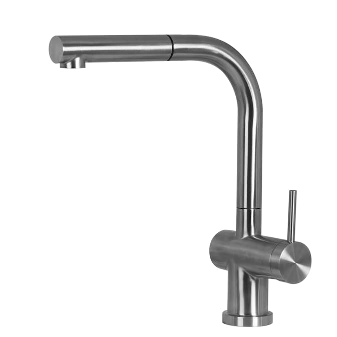 Köksblandare Strand Stainless Koster KO-1305 Engreppsblandare med Utdragbar Pip