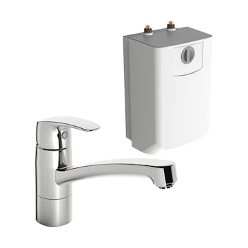 Köksblandare Oras Safira 1023F med Varmvattenberedare