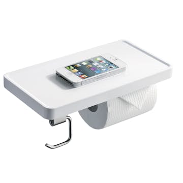 Toalettpappershållare Strand Stainless Kullavik med hylla KUL-301