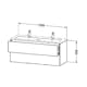 Tvättställsskåp Duravit L-Cube