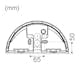 LED-Armatur Hide-a-lite Arc med Uttag