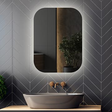 Spegel Vidi Liso med LED-belysning