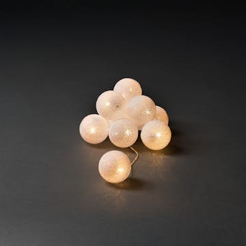 Ljusslinga Gnosjö Konstsmide 10L Garnbollar LED