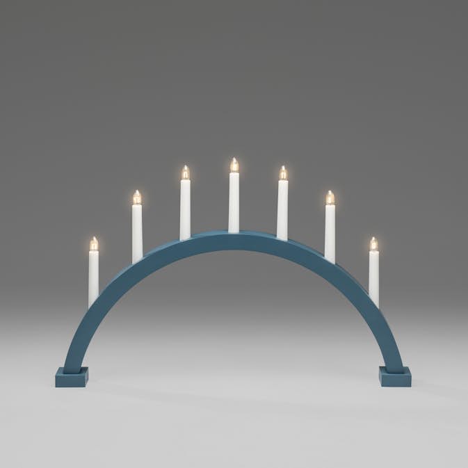 Adventsljusstake Gnosjö Konstsmide 7L Båge Stor