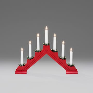 Adventsljusstake Gnosjö Konstsmide 7L H28