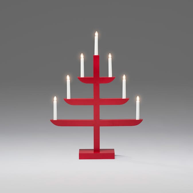 Adventsljusstake Gnosjö Konstsmide 7L på Fot H65