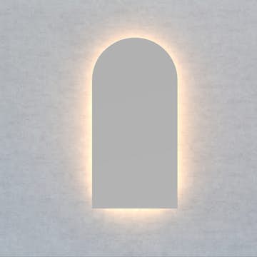 Spegel Vidi Majken med LED-belysning