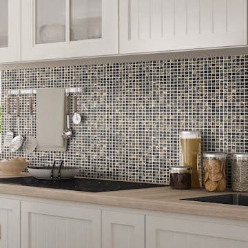 Marmor Arredo Dark Emperador Honed Brun 2x2 cm