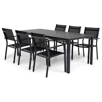 Matgrupp Comfort Garden Tunis med 6 Stolar