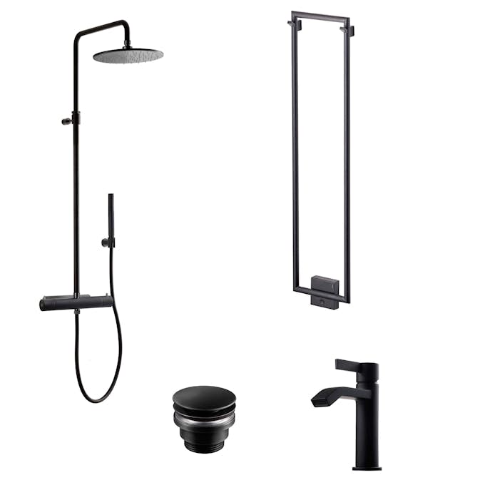 Badrumspaket Tapwell TVM7200-160, ARM071, TW800-200 och 74400