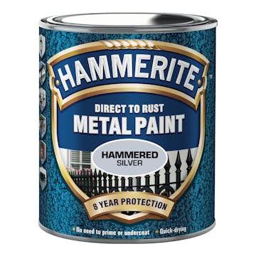 Rostskyddsfärg Hammerite Hammarlack Silver/Grå 750ml