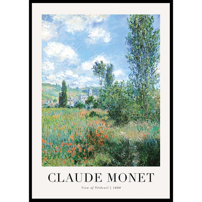Poster Gallerix View Of Vetheuil 1880 By Claude Monet