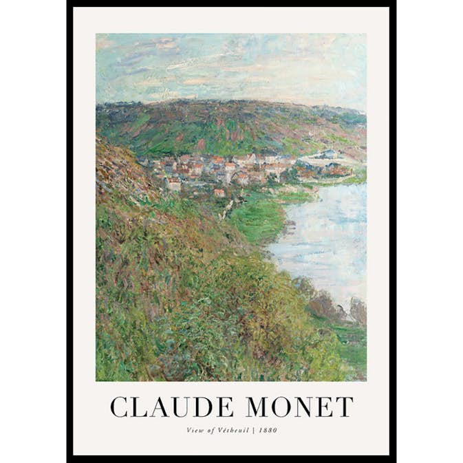 Poster Gallerix View Of Vetheuil 1880 By Claude Monet 1