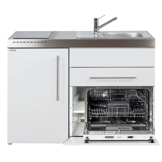 Minikök Intra Premiumline MPGS-120 Med Häll, Diskmaskin & Låda