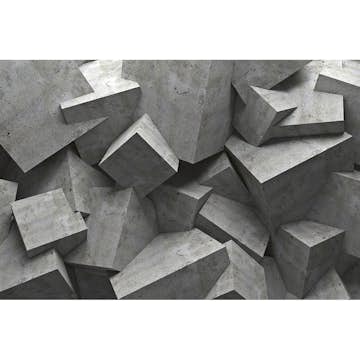 Tapet Dimex Concrete Cubes