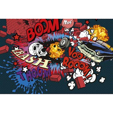 Tapet Dimex Car Crash