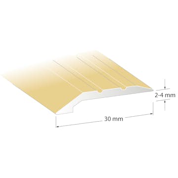Nivålist Lundbergs Standard Mässing