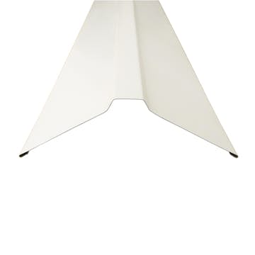 Nockbeslag Plåt Halle Vit Längd 2000 mm