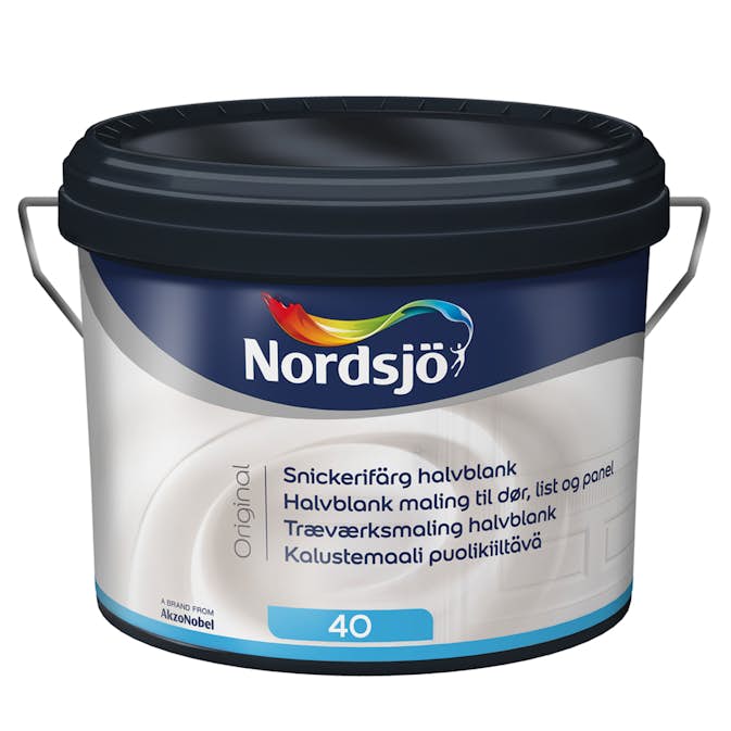 Snickerifärg Nordsjö Original Vit Halvblank