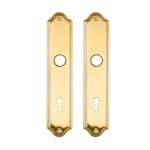 Nyckelskylt Beslagsboden B700P Mässingsfinish