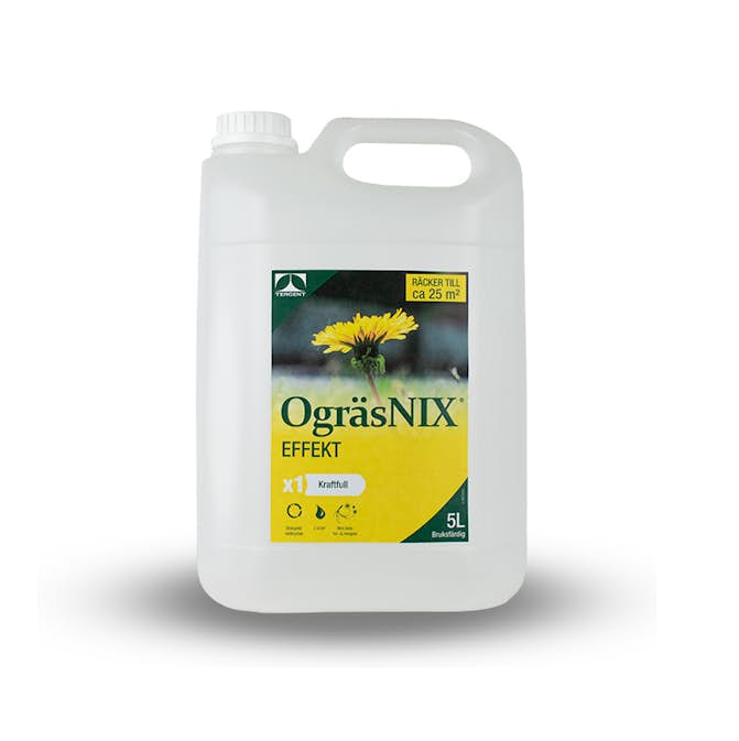Ogräsbekämpning Tergent NIX Effekt 5L - Kraftfull & Biologiskt Nedbrytbar