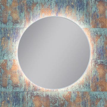 Spegel Vidi Olymp Rund med LED-belysning