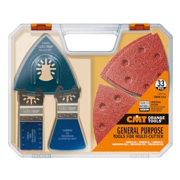 Multiverktyg CMT Orange Tools Slip & Sågset 33 delar