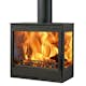 Braskamin Panadero Onix Wall EcoDesign Vägghängd med Sidoglas 7,1kW