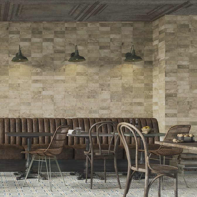 Kakel Tenfors FS Raku Sage 20x40 cm