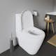 Toalettstol Duravit D-Neo 200209 Rimless med Mjukstängande Hårdsits
